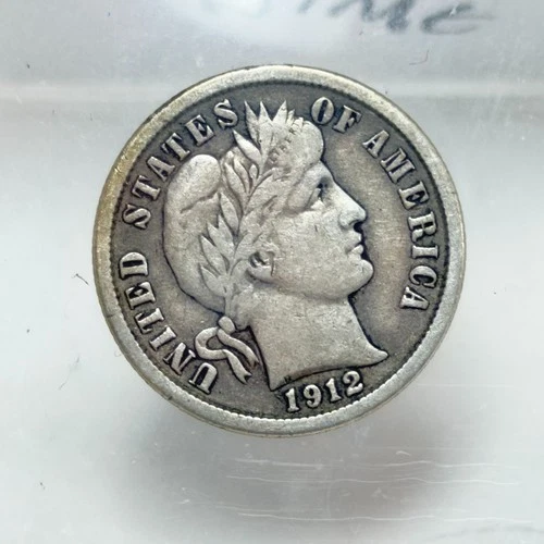 Silver Dime - Barber - 1912