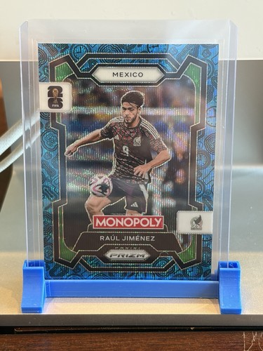 Panini 2026 Blue Prizm Monopoly FIFA World Cup Raul Jimenez Mexico #58 Soccer