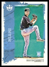2021 Panini Diamond Kings Braxton Garrett Rookie Miami Marlins #48