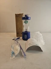 Aoozi 30W Portable Blender, Personal Size Blender Smoothies & Shakes 380ML Blue