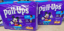 Pull-Ups Boys' Training Pants Mickey Mouse -3T-4T-32-40 Pounds 2 Pack 56 Total 
