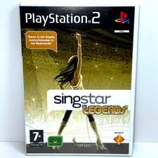 SINGSTAR LEGENDS PS2 SONY PlayStation 2 Gioco Completo ENG PAL