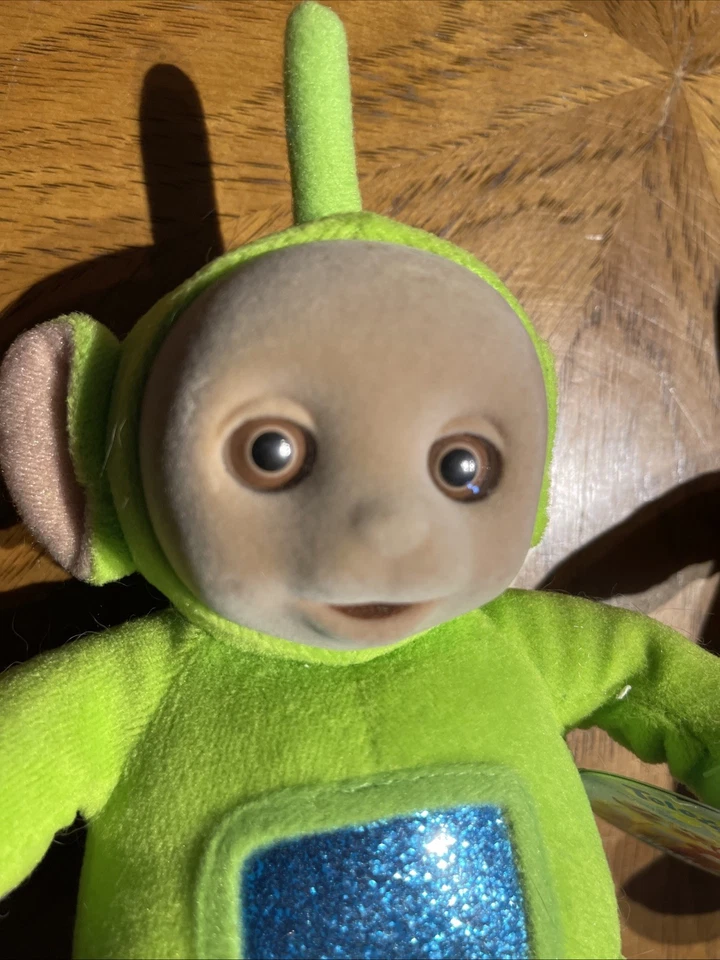 🌈 Lote de muñecas de peluche Teletubbies 💜❤️💚💛 Juego completo de 4 con etiquetas ⭐ 1998 Eden Foto 3 de 4