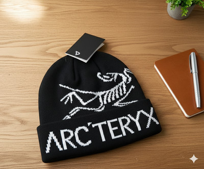 Arc'teryx Bird Word Toque Beanie Black Void Wool Winter Hat   NWT