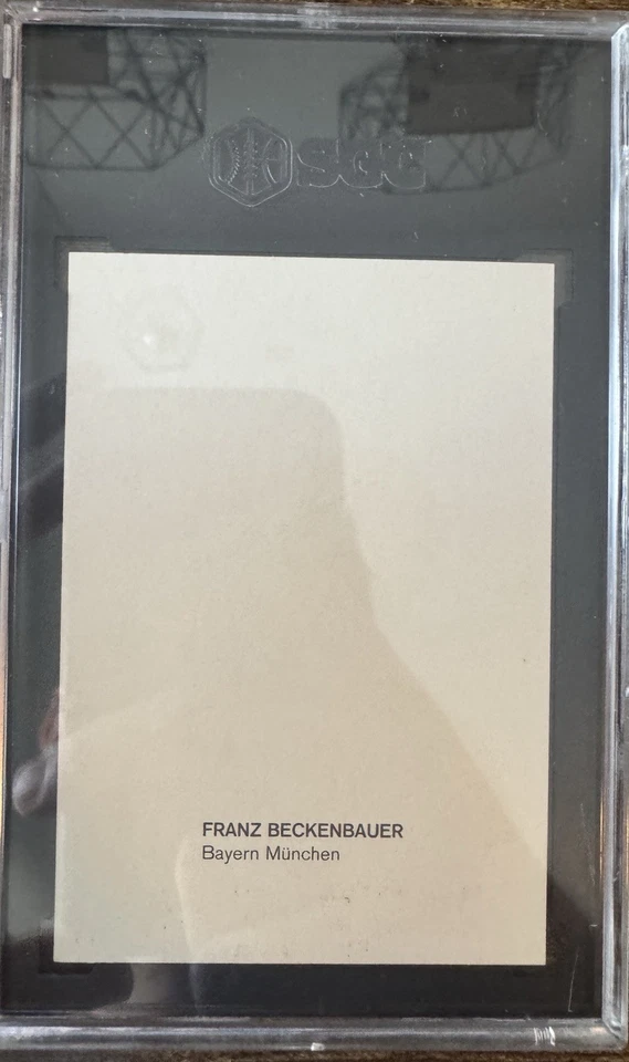 1966 Franz Beckenbauer Bergman-Verlag imágenes automáticas camiseta roja Foto 2 de 2