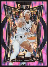 2025 Panini Select WNBA #68 DiJonai Carrington Pink Flash Prizms