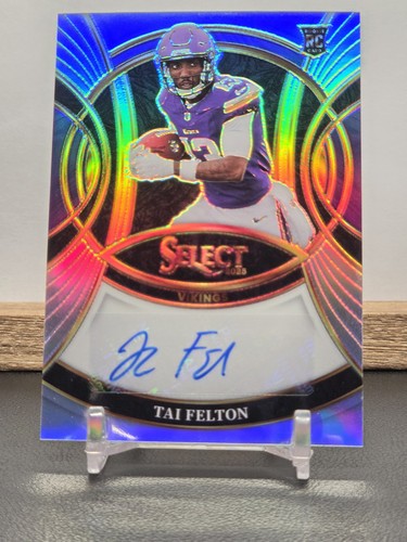 Panini Select 2025 Tai Felton Vikings Rookie Signatures Prizm Auto #RSI-TFN