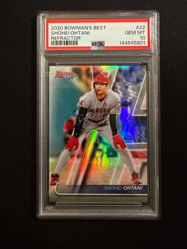 💎 2020 Bowman's Best SHOHEI OHTANI 22 Refractor PSA 10 GEM MINT