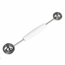 Chef Craft Stainless Steel Double Melon Baller Fruit Decorating Tool