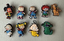 Rugrats Crocs Shoe Charms 9 Piece Lot Nickelodeon