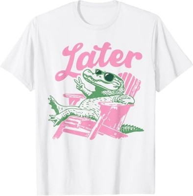 See You Later Teacher Summer Alligator Last Day of School T-Shirt