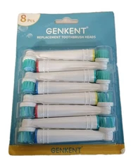 GenKent Toothbrush Heads Replacement 8 Pack New