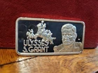 1 OZ ULYSSES S. GRANT WEST POINT GRAD & PRESIDENT .999 FINE SILVER ART BAR