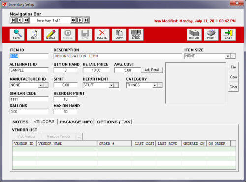 Retail Pro POS Perennial Point of Sale Software. Windows (PC) - Picture 1 of 6