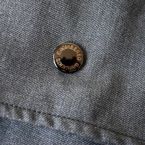Engineered Garments "Duster Coat" worsted wool gray, made in USA, oversized "XS" - Picture 17 of 18