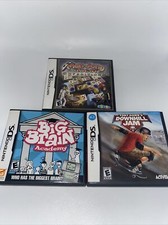 Mahjong Quest, Downhill Jam + Big Brain Academy NINTENDO DS