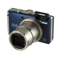 Canon PowerShot SX200 IS 12.1 MP Digital Camera w/Optical Zoom 3.0 in 85% new