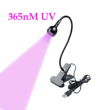3W 365nm LED USB Inks Curing Ultraviolet Lamp UV Blacklight Gooseneck UV-A Light
