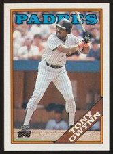 1988 Topps #360 Tony Gwynn, San Diego Padres, HOF.