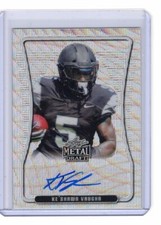 KE'SHAWN VAUGHN 2020 LEAF METAL DRAFT SILVER WAVE AUTOGRAPH PORTRAIT 14/50 !!