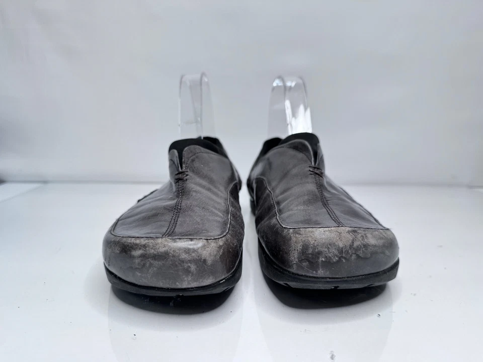 Zapatos sin cordones Earth Kalso Technology informales para mujer de cuero gris, EE. UU. 6 Foto 2 de 4