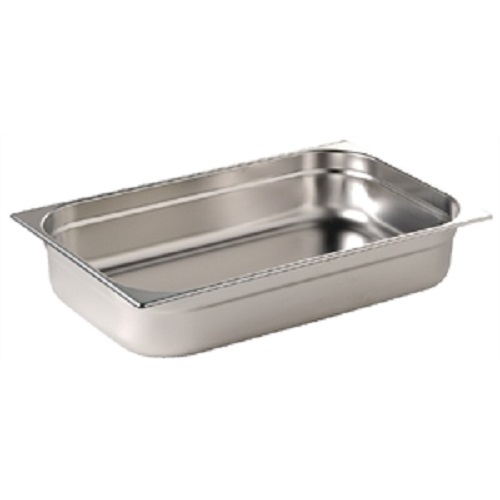 6 x Gastronorm 1/1 Stainless Steel Container Pans Pot Container 100mm deep