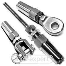 Drahtseilterminal Rostfrei Seilterminal Edelstahl V4A Drahtseil Wanten Terminal