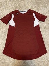 Adidas Women's Size Medium Soccer Jersey - Maroon & White