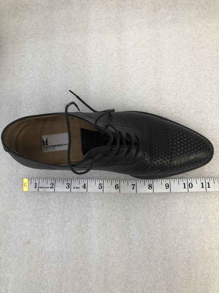Moreschi Made in Italy Perforated Leather Loafers Men’s 8.5 Apron Toe Slip-On Moreschi M Loafer Casual Shoes for Men for sale | eBay main image 3