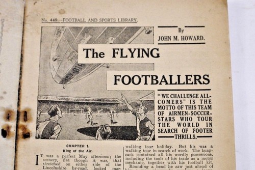 * Rare * John Howard The Flying Footballers 1st 1935 Football Fictional Book - Foto 2 di 4