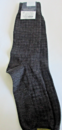 VTG Gold Toe Merino Wool Blend Charcoal Gray Men’s Socks 59% Wool 40% Nylon NWT - Picture 4 of 4
