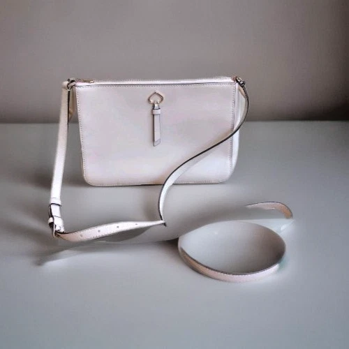 Borsa a tracolla Kate Spade Adele blush rosa a beige NUOVA!