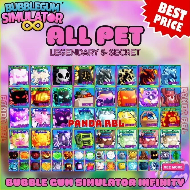 ALL PET 🔥 Bubble Gum Simulator Infinity | BGSI 🔥 CHEAPEST + FAST DELIVERY