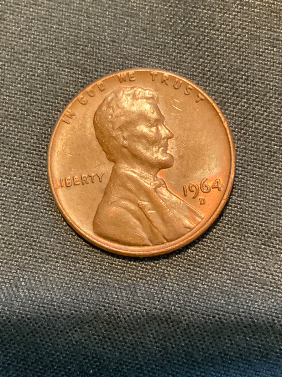 1964 D Lincoln Penny RARE — “L” Liberty on edge Error 