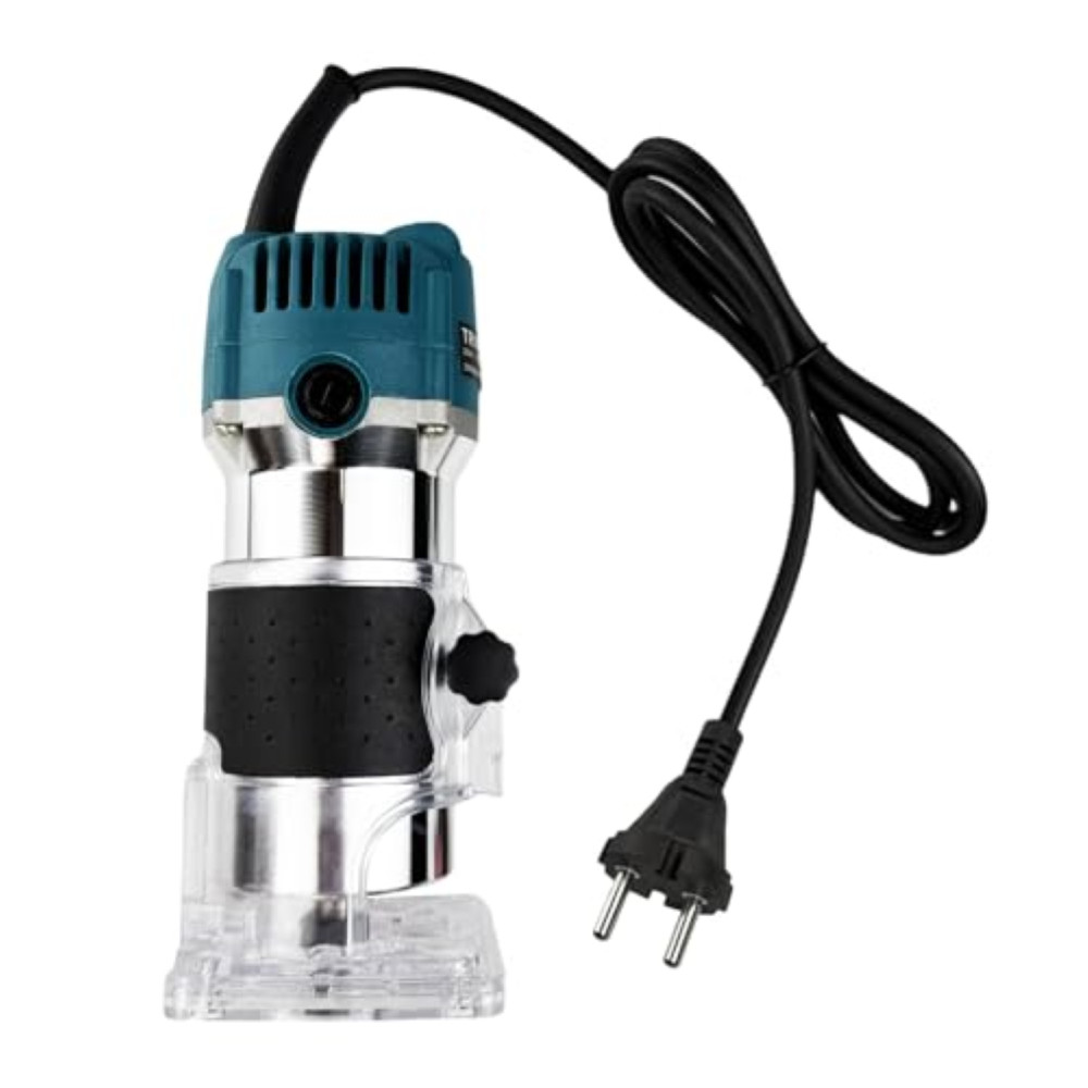 Rifilatore Elettrico 800W per Legno - Router Verticale con Guida