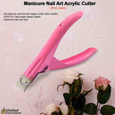 Acrylic UV Gel False Fake Nail Clipper Cutter Manicure Nail Art Tip Trimmer 