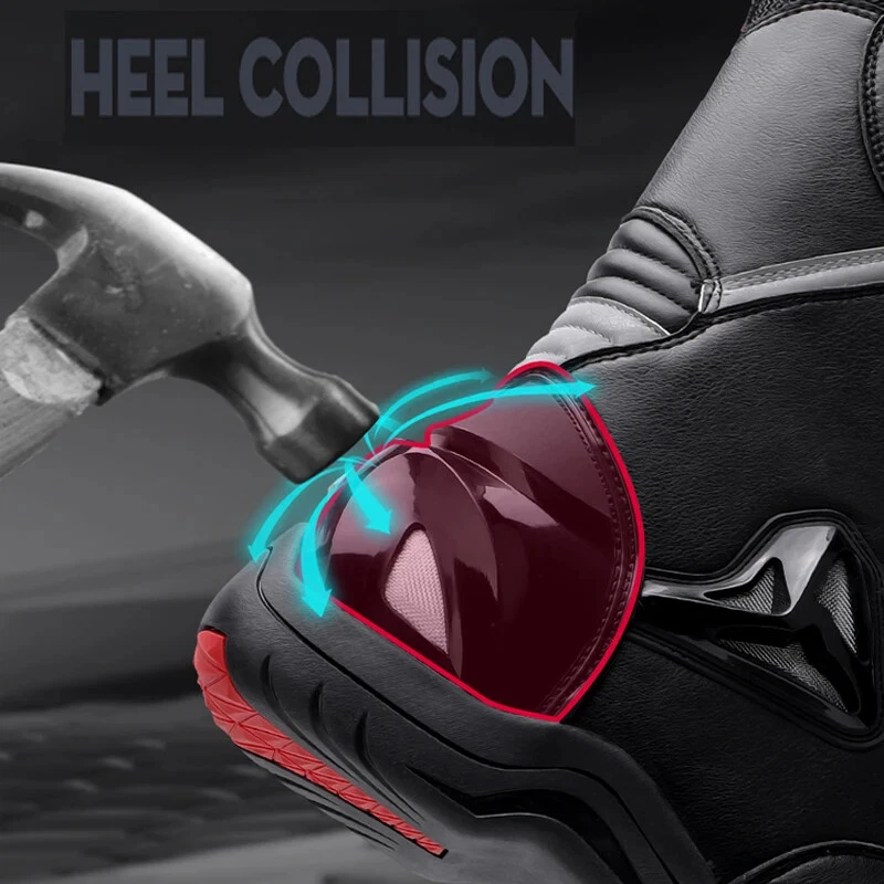 Botas de carreras de motocicletas para hombre zapatos protectores profesionales para montar motocicletas Foto 4 de 4