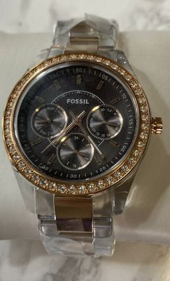 FOSSIL ES-2806 Women\'s Rhinestone Wrist Watch Gold Fossil Women main image 2