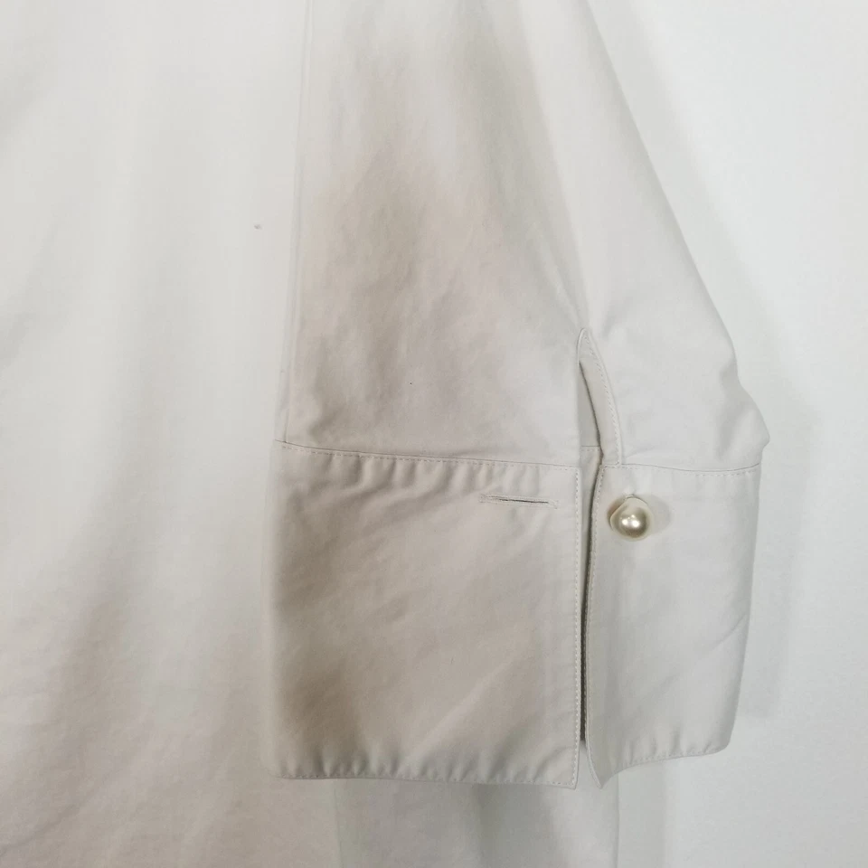 Blusa Top Tuckernuck Mujer Blanco Sauce Talla 2XL Blanca Manga 3/4 Oficina Foto 2 de 4