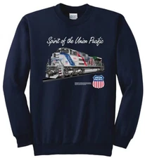 The Spirit of the Union Pacific locomotive Railroad Train Sweatshirt [137]