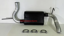 07 - 17 Jeep Wrangler JK Axle Back Exhaust System w/ 2 Chamber Muffler