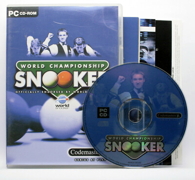 WORLD CHAMPIONSHIP SNOOKER GAME PC DVD ENGLISH EDITION CODEMASTERS VBC 69810