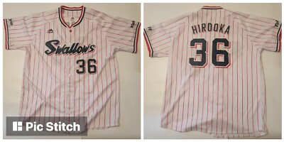 Tokyo Yakult Swallows Taishi Hirooka #36 Baseball Jersey Japan