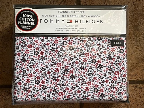 TOMMY HILFIGER Full SIze Flannel Sheet Set - MULTI MORNING FLORAL NEW $150 - Picture 2 of 4