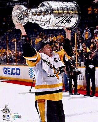 Jake Guentzel 2017 Stanley Cup Pittsburgh Penguins Autographed