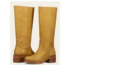 Frye 14L Campus Retro Vintage Stock Banana Square Toe Tall Riding Boots 6.5