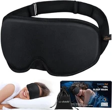 Bamboo Cotton Sleep Mask, LC-dolida 2025 New Sleep mask, Comfort, luxury