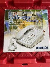 Cortelco 220330-vba-27s Colleague Family Single/2-Line EN Black Business Phone