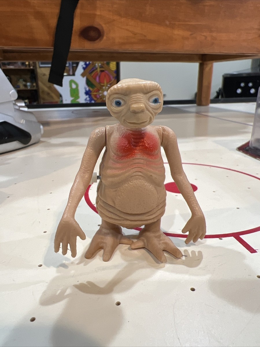 デッドストック1982年E.T. ドール Vintage E.T. Toy Extending Neck, Articulated Moving Arms