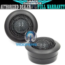 IMAGE DYNAMICS CTX-25  1" SILK DOME CTX TWEETERS & MOUNTS CAR AUDIO PAIR NEW